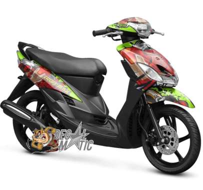 Decal Stiker Full Body yamaha Mio Smile Sporty - Ironman Hijau