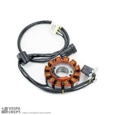 Paggio Original Stator Assy Spul Vespa 2v 640301