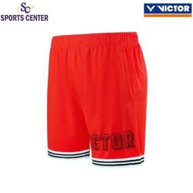 New Celana Pendek Badminton Victor Player R 30202 / R-30202 D Red 2XL.