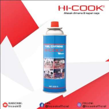 HI-COOK CLASSIC TABUNG GAS MINI BUTANE CARTRIDGE GAS KALENG 230G