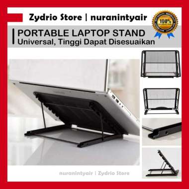 Dudukan Meja Stand Laptop Desk / Stand Dudukan Laptop Portable Lipat - Hitam