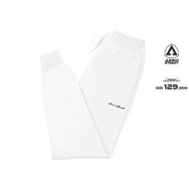 Aerostreet Jogger Pants Draco Putih Celana Joger EBAAA XXL
