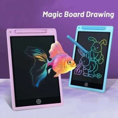 mainan edukasi anak 3d magic board drawing pad learning drawing pad Multicolor