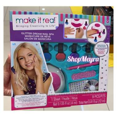 make it real glitter dream nail spa - mainan nail art anak Multicolor