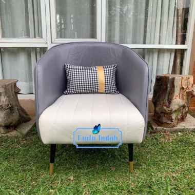 sofa minimalis ruang tamu sofa ruang tamu minimalis modern kursi tunggu kursi tamu TYPE B05-1D# abu 