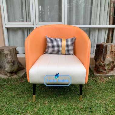 sofa minimalis ruang tamu sofa ruang tamu minimalis modern kursi tunggu kursi tamu TYPE B05-1D# oran