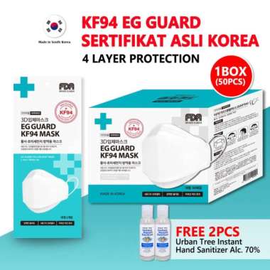 masker kf94 - eg guard kf94 4layer protection (1 box/50pcs)