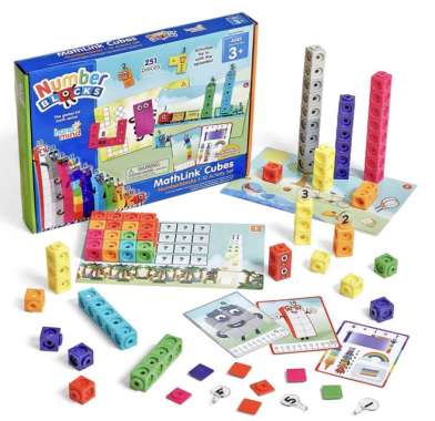 hand2mind numberblocks mathlink cubes 1-10 activity set 30