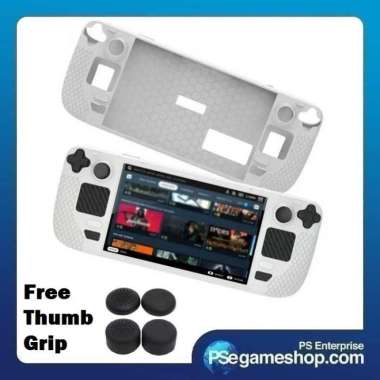 Steam Deck Silicon / Case Pelindung Steam Deck Bonus Thumb Grip Kuning