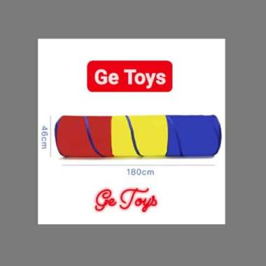 ge toys terowongan anak/alat terapi wicara/fisioterapi