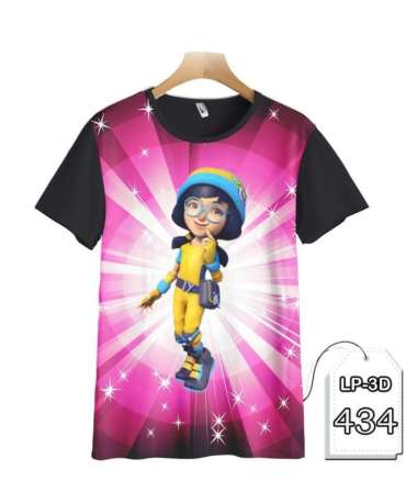 Kaos Boboiboy Ying Printing Baju Anak Kartun TV Series #LP3D-434 - DEWASA DEWASA - L