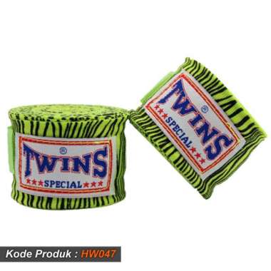 HANDWRAP MUAYTHAI MERAH TWINS, BANDASI BOXING, BANDIT TINJU PROMO Zebra