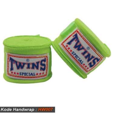 HANDWRAP MUAYTHAI MERAH TWINS, BANDASI BOXING, BANDIT TINJU PROMO Hijau Muda