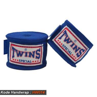 HANDWRAP MUAYTHAI MERAH TWINS, BANDASI BOXING, BANDIT TINJU PROMO Biru Tua