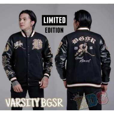 JAKET HARRINGTON volkert / JAKET PARASUT / JAKET MOTOR / JAKET PRIA / JAKET TEBEL Varsity bordir M