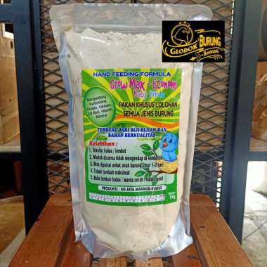 Growmax Econom Pakan Burung Bubur Loloh Anakan Lovebird Kenari siskin 400 gram