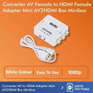 Converter AV /RCA Female To HDMI Standart Female MINI AV2HDMI 1080P