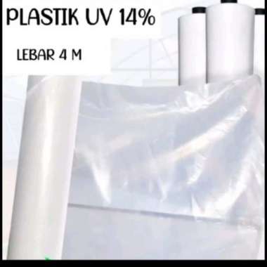 plastik uv lebar 4 meter x panjang 11 meter 200 micron Multicolor