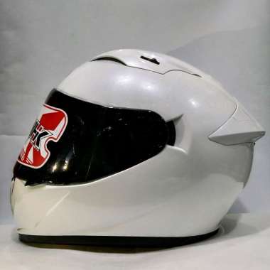 HELM NHK GP PRIME SOLID STAR WHITE HELM FULL FACE M