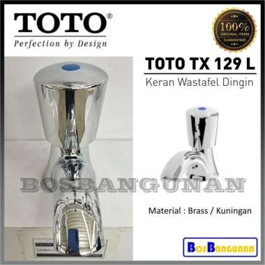 Kran Wastafel TOTO TX129L Cold Only Lavatory Tap TOTO TX 129 L