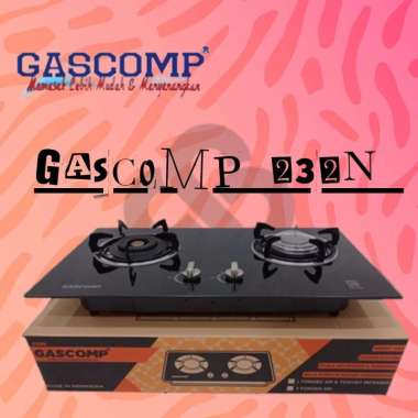 Gascomp 232N Kompor 2 Tungku Portable Hoobs