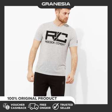 Reebok Combat Mark Men Tee CY6124|Kaos Olahraga Pria M