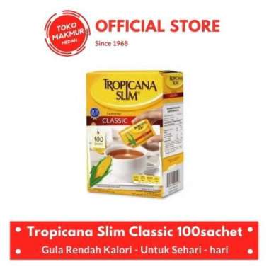 Promo Harga Tropicana Slim Sweetener Classic 100 pcs - Blibli