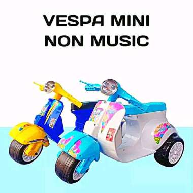 VESPA MOTOR ANAK MAINAN ANAK MOTORAN VESPA MINI DORONG BISA DINAIKIN ANAK NO MUSIC