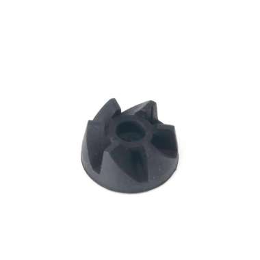 Gigi Karet Kopel Blender Lubang Kecil Hitam