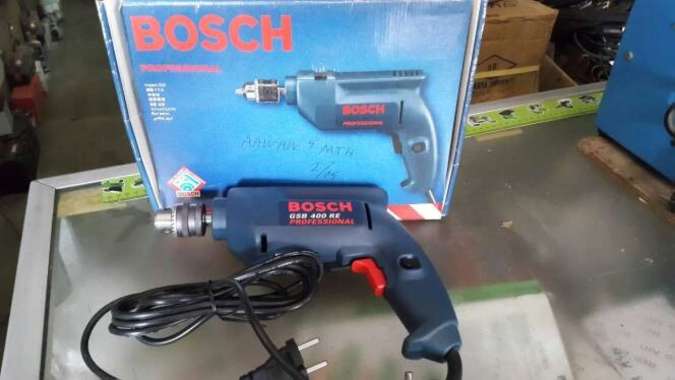 Mesin Bor Tembok / Impact Drill 10mm Bosch GSB 400 RE Multicolor