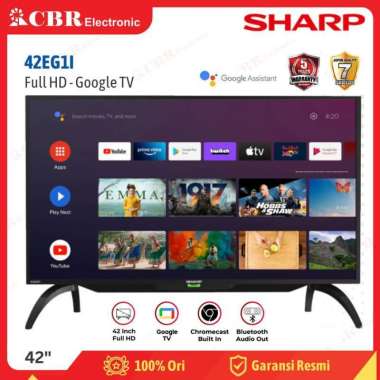 TV SHARP 42inch LED 42EG1I (Full HD-Google TV) -Batam