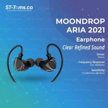 Moondrop Aria 2021 High Performance LCP Diaphragm In Ear Earphone IEM Black