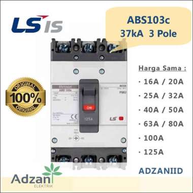 MCCB 3P 25A 37kA ABS103c FMU LS Metasol LSis