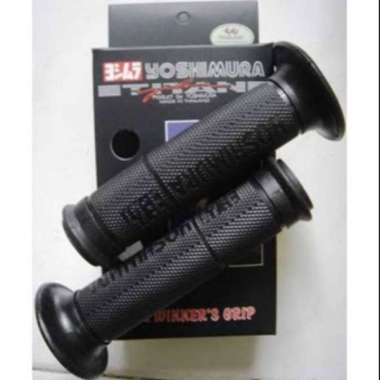 SARUNG GAS YOSHIMURA MOTOR GRIP STANG KARET LEMBUT HANDFAT HANDGRIP BEAT MIO VARIO SUPRA X 125 MX