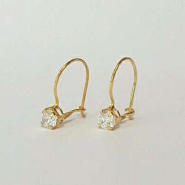Termurah.. Anting Daisy Emas Asli Kadar 700 Daisy