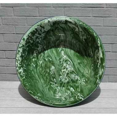 Baskom Lurik 40 Cm Blirik Blurik /Baskom Jadul /Waskom Enamel Panci