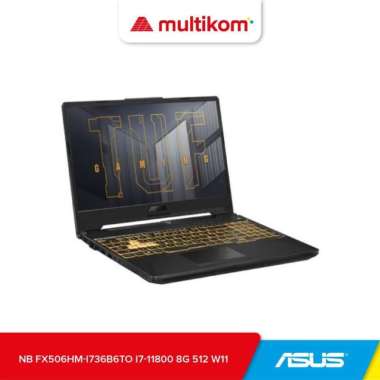 ASUS GAMING FX506HM I736B6T-O11 I7-11800H RTX3060 8G 512GB W11 BLACK