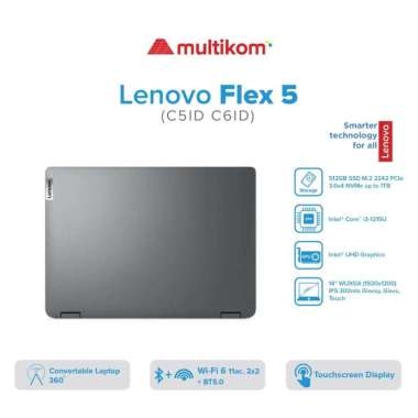 LENOVO Flex 5 14IAU7-C5ID/C6ID i3-1215U 8G 512GB W11+OHS 14" Touch