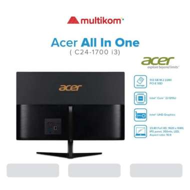 PC AIO Acer C24-1700 i5-1235U 8GB 512SSD FHD IPS W11 OHS