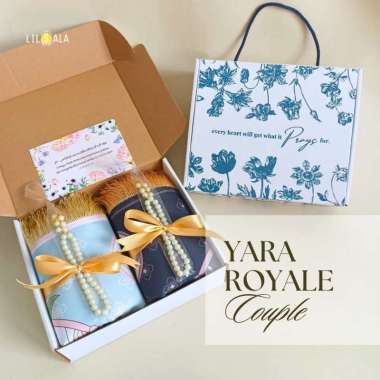 [Royale Yara] Sajadah Antislip Royale Series Yara Packing Box Free Tasbih Mutiara Kado Hampers Perni
