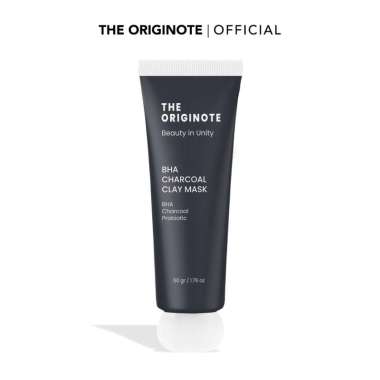 THE ORIGINOTE BHA CHARCOAL CLAY MASK 50 GR MASKER WAJAH MUD MASK EKSFOLIASI