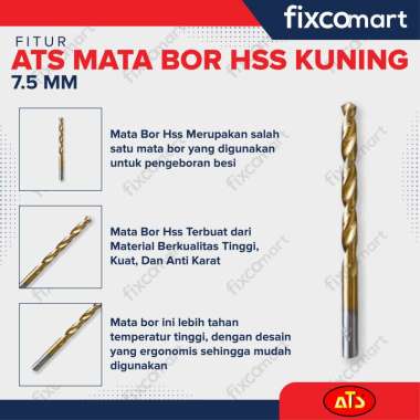 ATS Mata Bor HSS 1.5 – 13 MM 7.5 MM