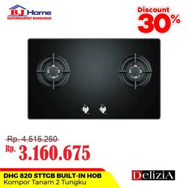 DELIZIA - DHG 820 STTGB BUILT-IN HOB - 00082562 Multicolor