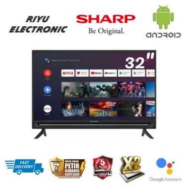 Terbaik Sharp 2T-C32Bg1I / 2Tc32Bg1I / 2T C32Bg1I Android Tv 32 Inch