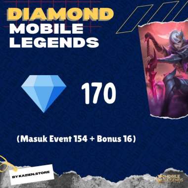 Diamond Mobile Legends ML MLBB Fast - 170 DM