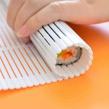1 Pc Tikar Penggulung Sushi / Sushi Roller Alas Gulung Sushi Makisu Mat Roll Bahan Bambu
