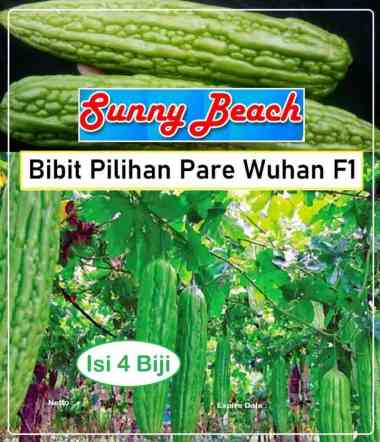 Bibit Pilihan Pare Wuhan F1|Biji Benih Pare Wuhan F1|Pare Hijau