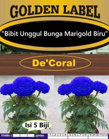 Bibit Unggul Bunga Marigold Biru | Biji Benih Bunga Marigold Biru