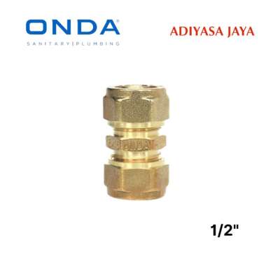 Straight 1/2 (ONDA) / Socket / Fitting Pipa PEX