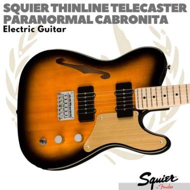 SQUIER TELECASTER THINLINE Paranormal Series Cabronita Electric Guitar 2TONE SUNBURST